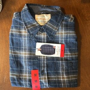 Mens Weatherproof Vintage Mens Plaid Long Sleeve - NEW